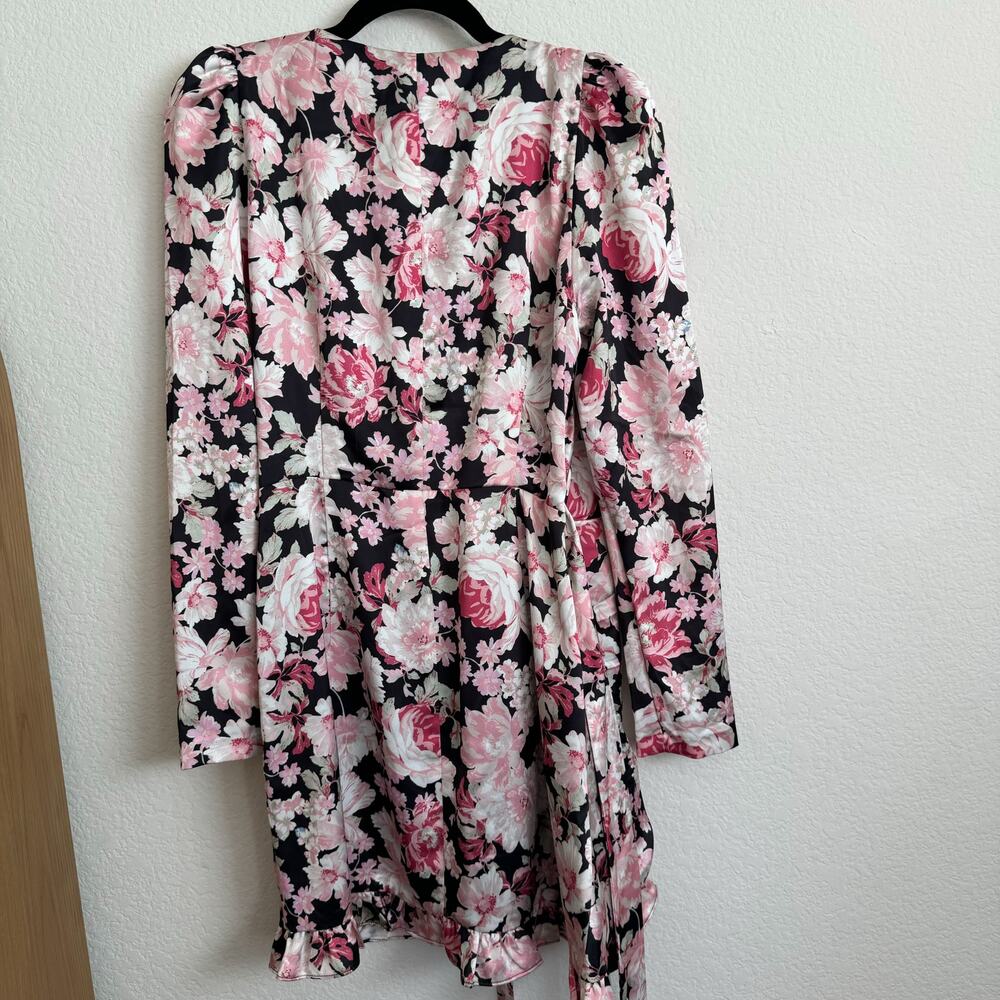 Bardot‎ Pink Floral Wrap Mini Dress - Picture 5 of 10